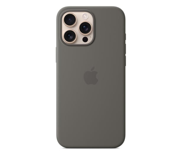 Apple Silikonowe etui MagSafe do iPhone 16 Pro Max górska szarość - 1278652 - zdjęcie